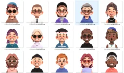 3D卡通人物头像免抠图片 组件元素.webp